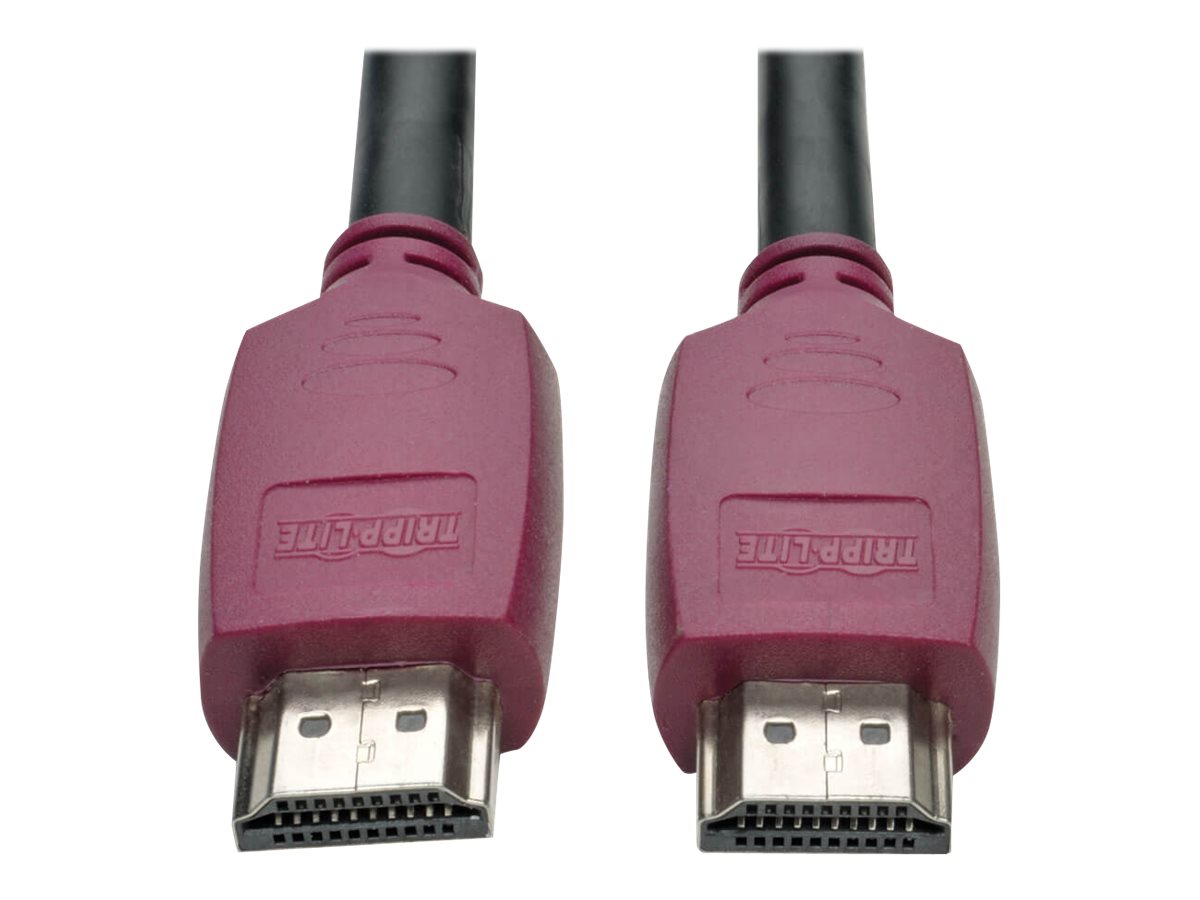 Eaton Tripp Lite Series 4K HDMI Cable with Ethernet (M/M) - 4K 60 Hz, Gripping Connectors, 3 ft. - HDMI-Kabel mit Ethernet - HDM
