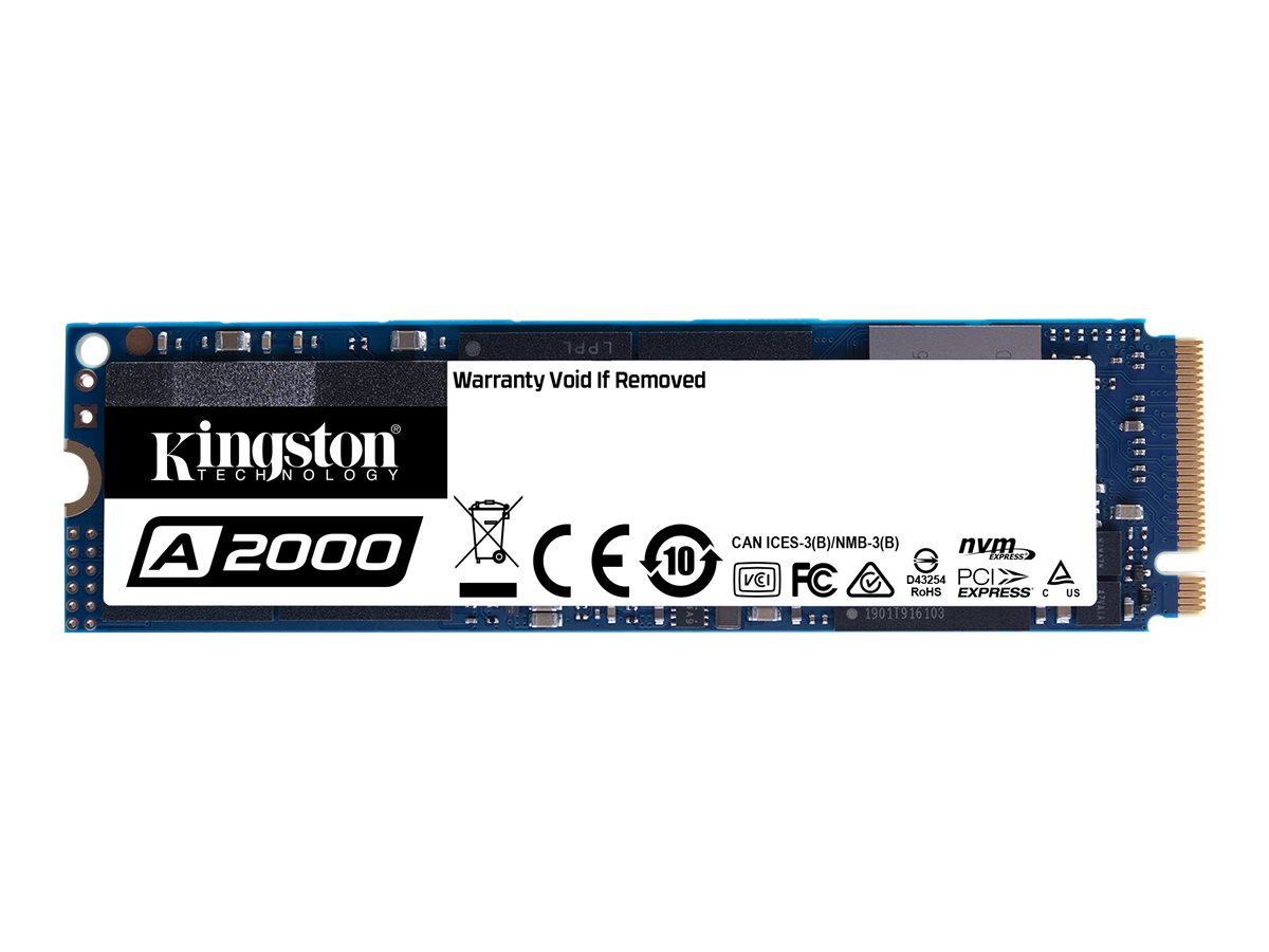 Kingston A2000 - SSD - verschlüsselt - 1 TB - intern - M.2 2280