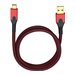 Oehlbach USB Evolution C3 - USB-Kabel - USB Typ A (M) zu 24 pin USB-C (M) umkehrbar - USB 3.1 - 1 m - Rot