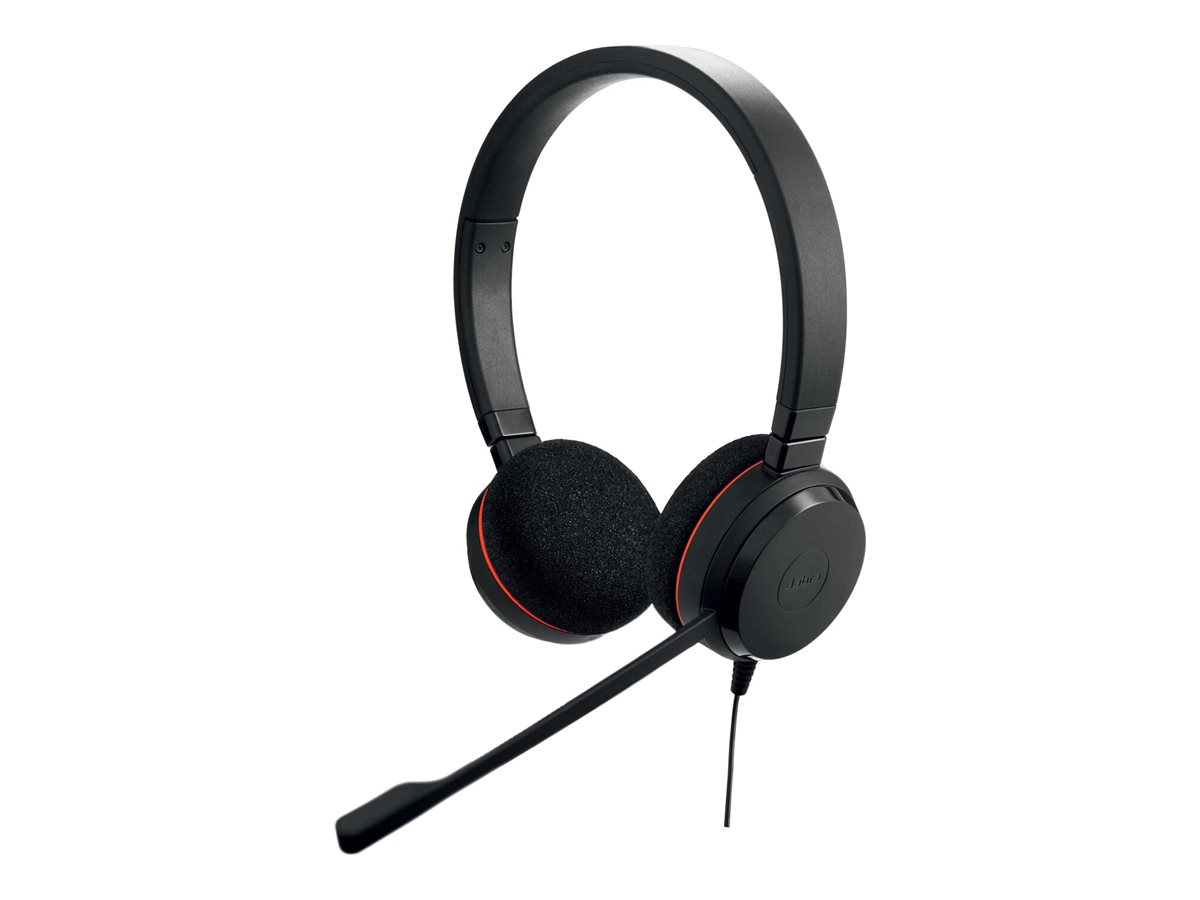 Jabra Evolve 20 UC stereo - Headset - On-Ear - kabelgebunden - USB-C - Geruschisolierung