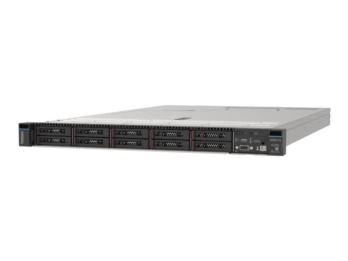 Lenovo ThinkSystem SR630 V3 7D73 - Server - Rack-Montage - 1U - zweiweg - 1 x Xeon Gold 5415+ / 2.9 GHz