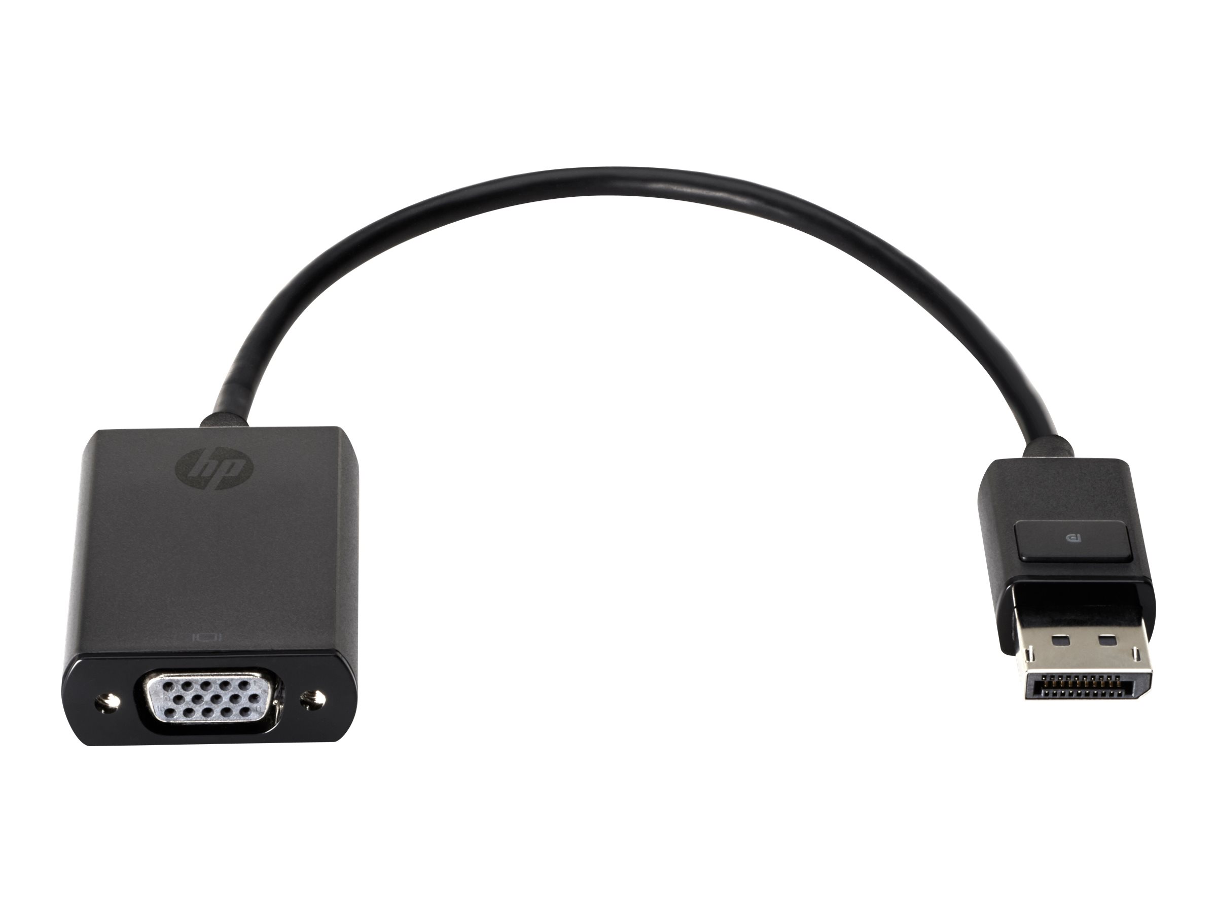 HP DisplayPort to VGA Adapter - Videokonverter - DisplayPort - VGA - fr Elite t655; EliteBook 8470; Pro 260 G9, t550; Workstati