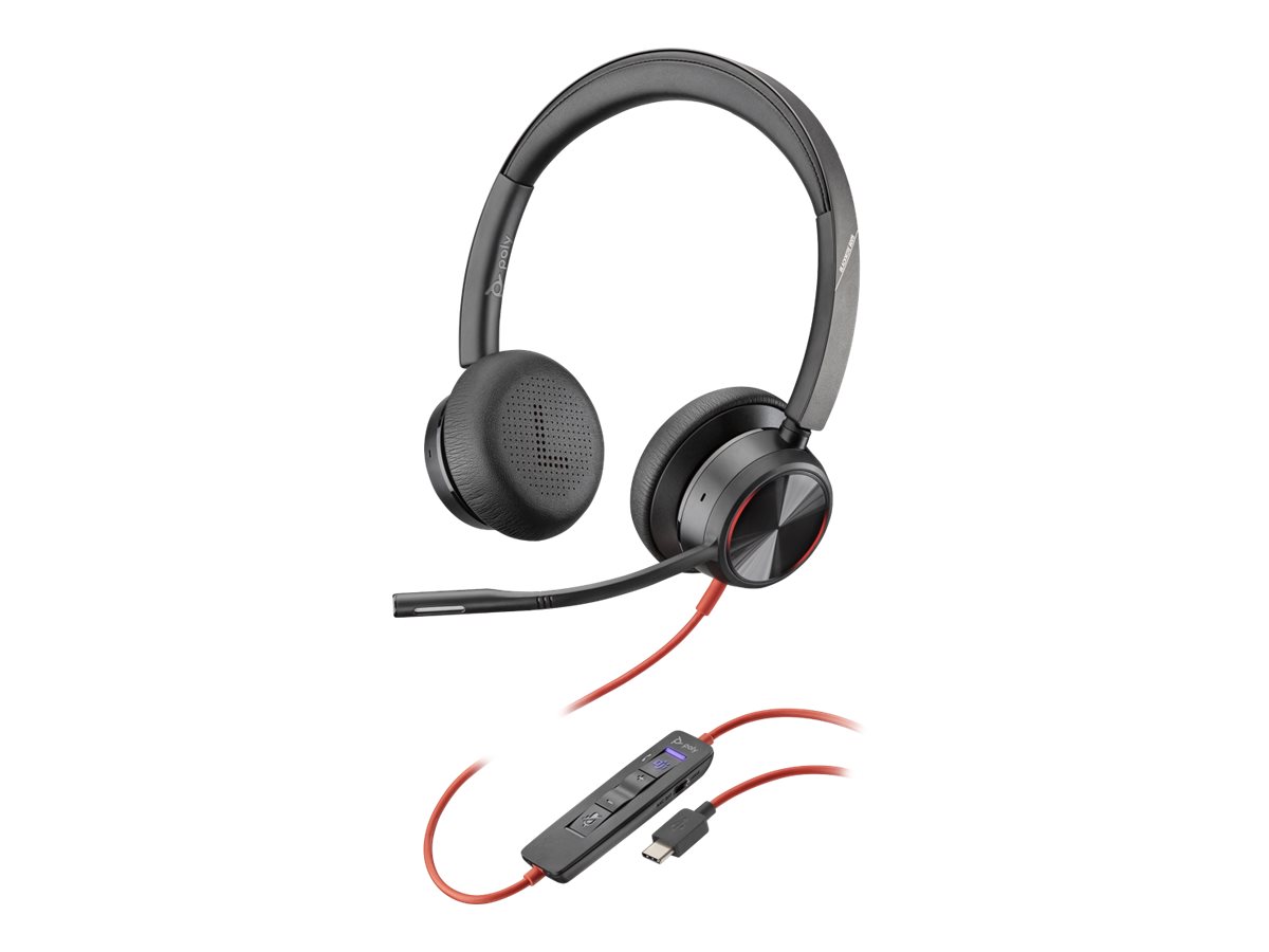 Poly Blackwire 8225-M - Headset - On-Ear - kabelgebunden - aktive Rauschunterdrückung - USB-C