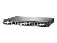 HPE Aruba 2930F 48G PoE+ 4SFP+ - Switch - L3 - managed - 48 x 10/100/1000 (PoE+) + 4 x 1 Gigabit / 10 Gigabit SFP+ - Seite-zu-Se