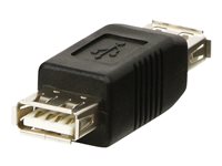 Lindy - Gender Changer USB - USB (W) zu USB (W) - Schwarz