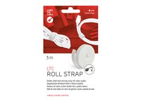 LTC ROLL STRAP - Klettverschlussstreifen - weiss