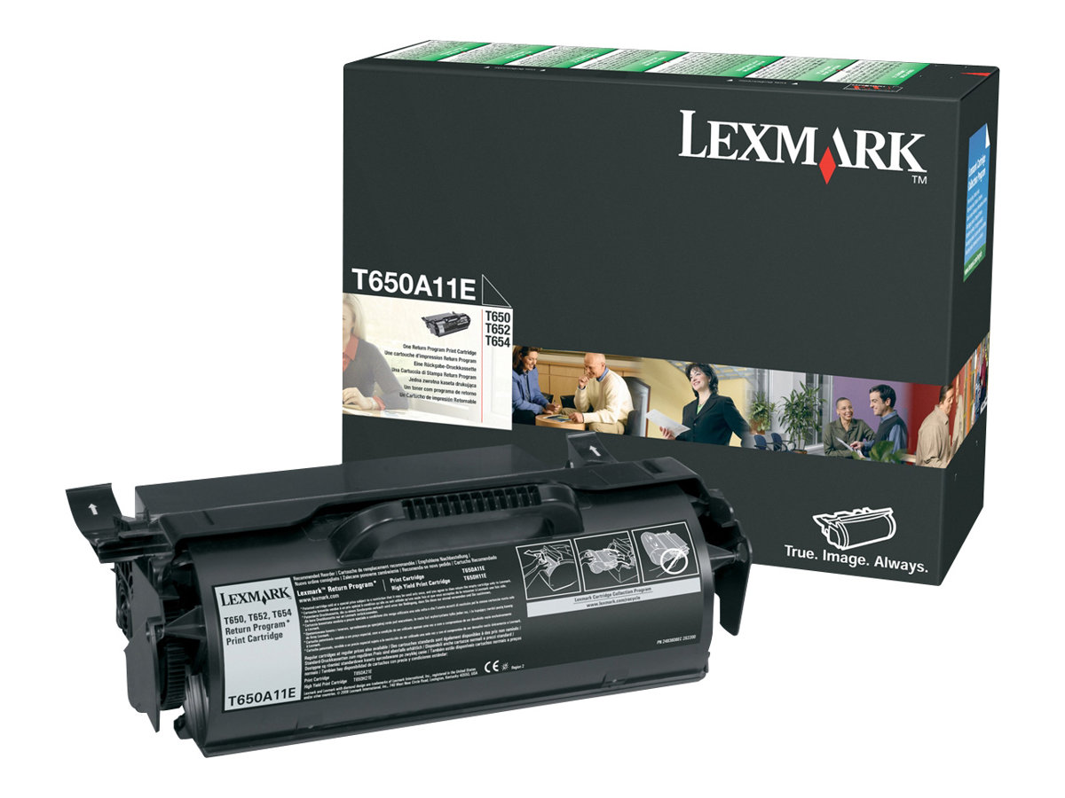 Lexmark - Schwarz - Original - Tonerpatrone LCCP, LRP - fr Lexmark T650dn, T650dtn, T650n, T652dn, T652dtn, T652n, T654dn, T654