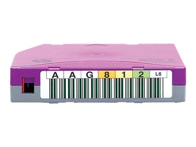 HPE Ultrium WORM Custom Labeled Data Cartridge - 20 x LTO Ultrium WORM 6 - 2.5 TB / 6.25 TB - mit kundenspezifischem Barcode eti