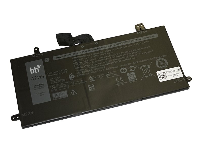 BTI - Laptop-Batterie (gleichwertig mit: Dell 0J0PGR, Dell FTH6T, Dell J0PGR, Dell X16TW) - Lithium-Ionen - 4 Zellen - 5250 mAh 