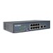 DIGITUS DN-95323-1 - Switch - unmanaged - 8 x 10/100 (PoE+) + 2 x 10/100 (Uplink) - Desktop - PoE+ (120 W)