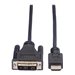 Roline DVD Cable - Adapterkabel - Single Link - DVI-D männlich zu HDMI männlich - 1 m - abgeschirmt