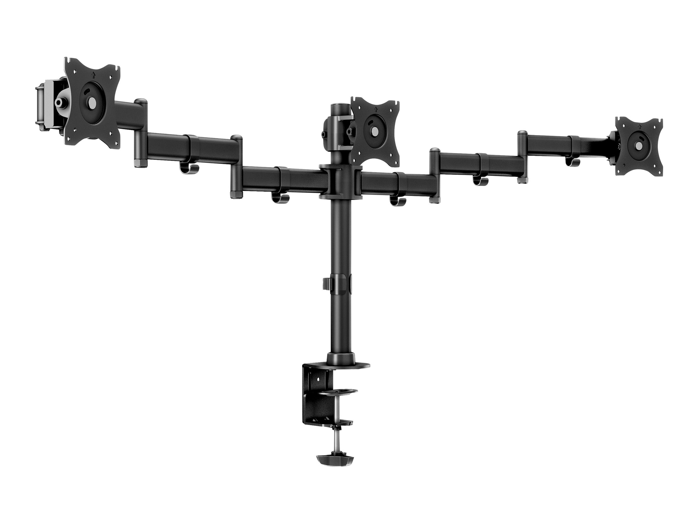 Multibrackets M Deskmount Basic Triple - Befestigungskit (Tischmontage) - fr 3 LCD-Anzeigen - Stahl, hochwertiges Aluminium - S