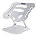 StarTech.com Laptop Stand for Desk, Ergonomic Laptop Stand Adjustable Height, Aluminum, Portable, Supports up to 22lb (10kg), Fo