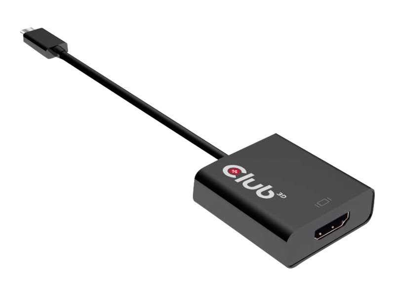 Club 3D USB 3.1 Type C to HDMI 2.0 UHD 4K Active Adapter - Externer Videoadapter - USB-C 3.1 - HDMI