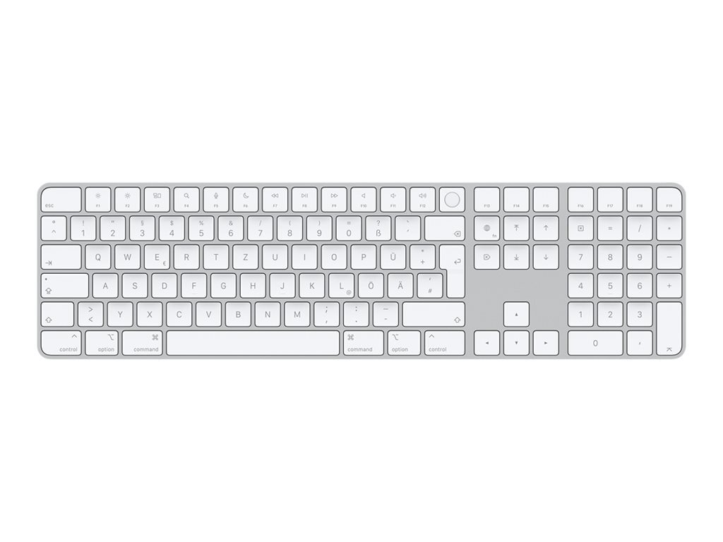 Apple Magic Keyboard with Touch ID and Numeric Keypad - Tastatur - Bluetooth, USB-C - QWERTZ - Deutsch
