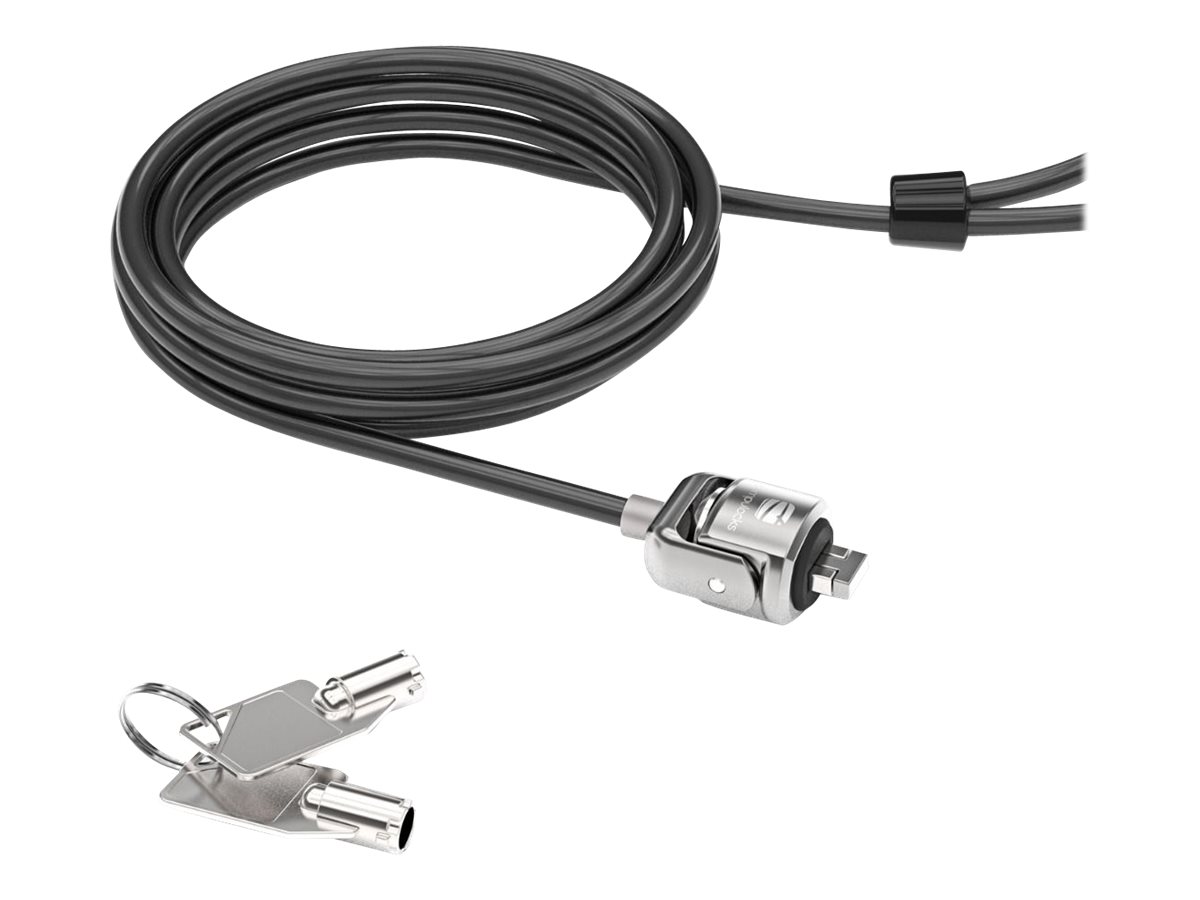 Compulocks 24 Unit Keyed Cable Laptop Lock Value Pack - Sicherheitskabelschloss - Schwarz - 1.83 m