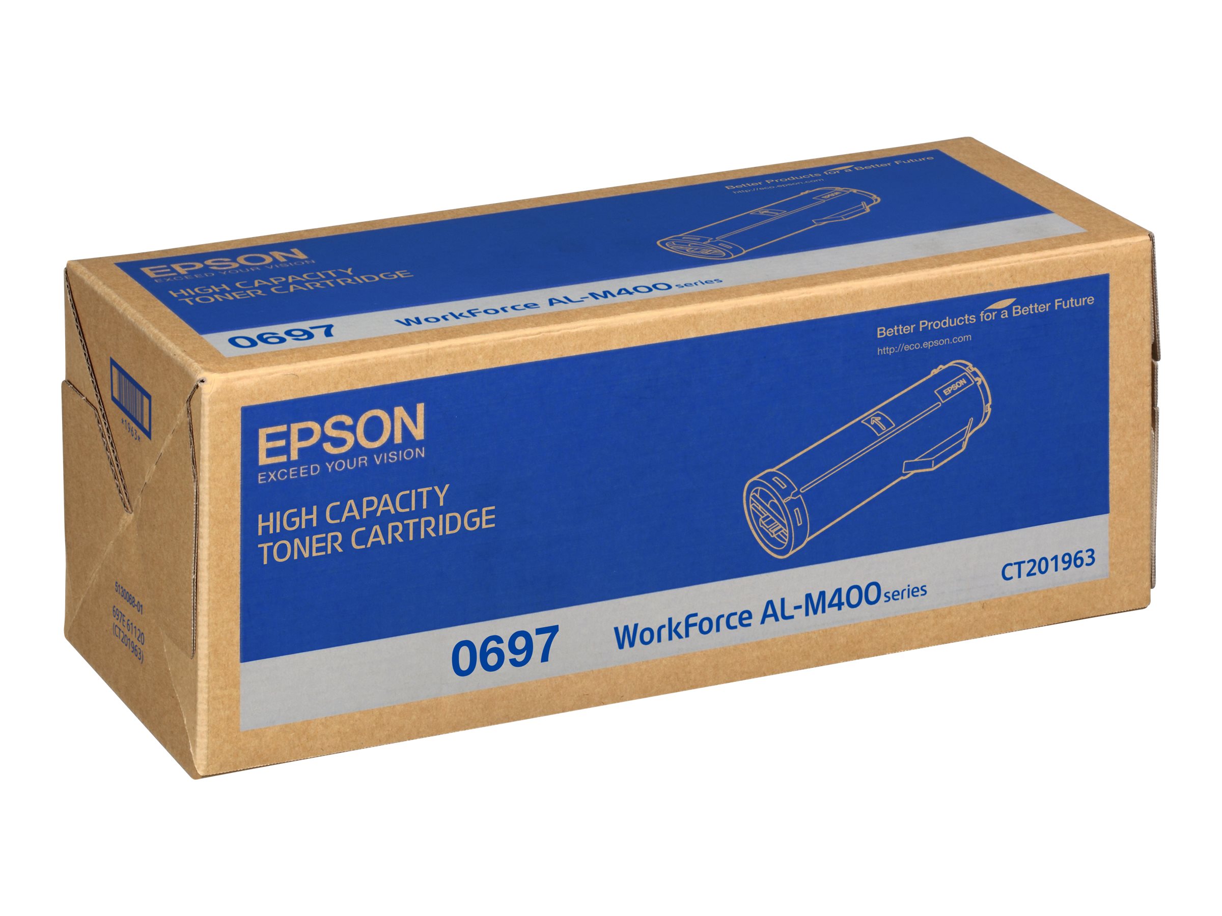 Epson - Mit hoher Kapazitt - Schwarz - Original - Tonerpatrone - fr WorkForce AL-M400DN, AL-M400DTN