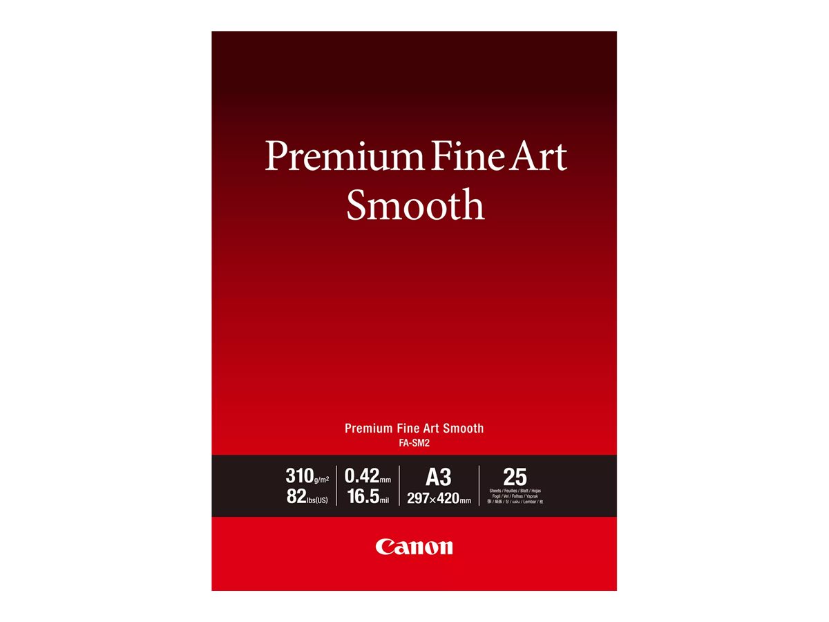 Canon Premium Fine Art FA-SM2 - Seidig - 16,5 mil - A3 (297 x 420 mm) - 310 g/m - 82 Pfund