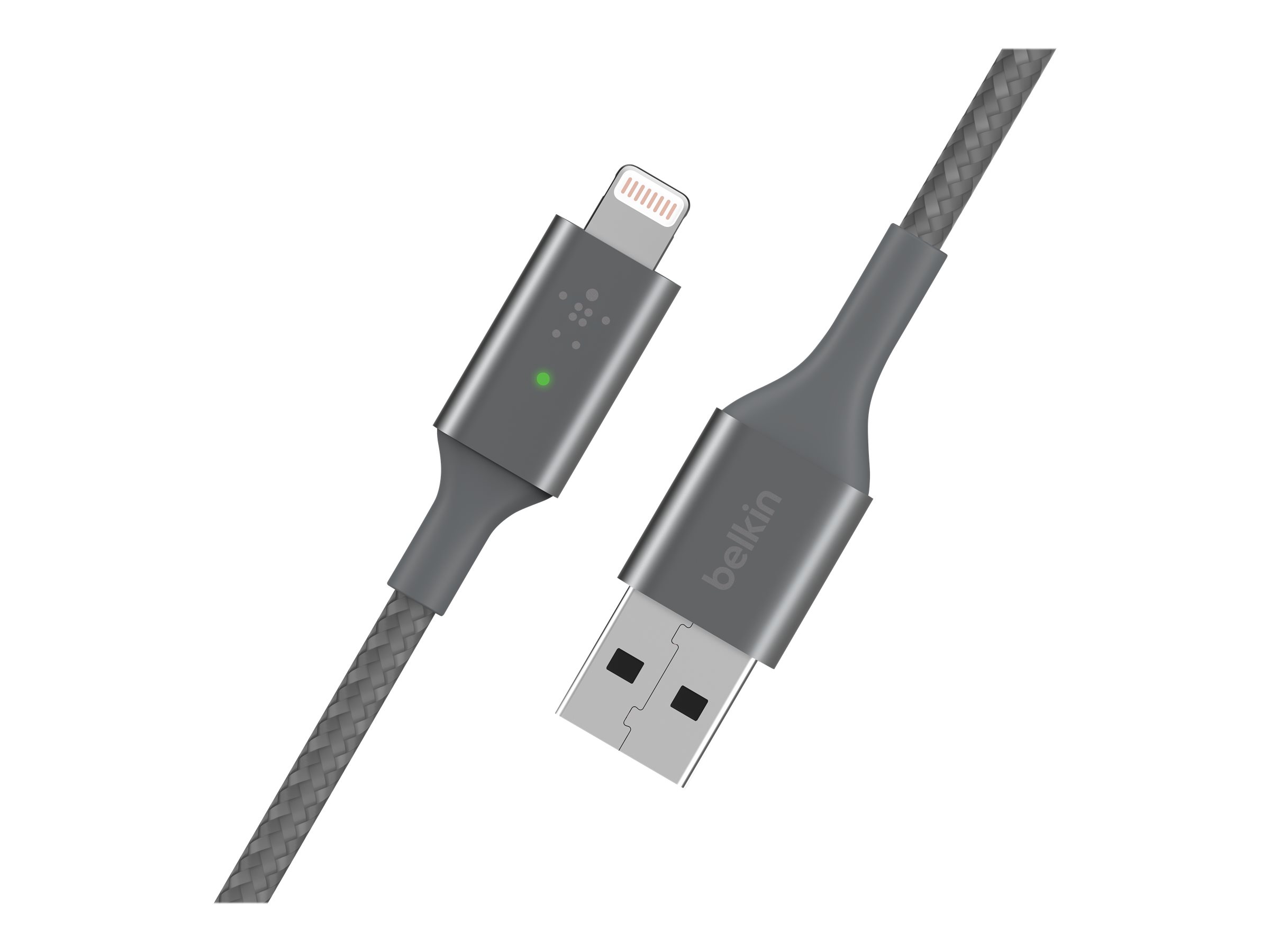 Belkin BOOST CHARGE Smart - Lightning-Kabel - USB männlich zu Lightning männlich - 1.2 m - Grau - für Apple iPad/iPhone/iPod (Li