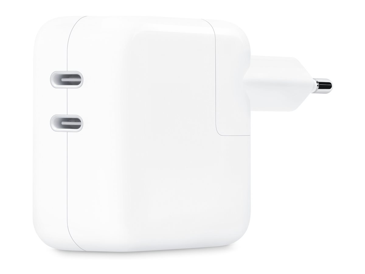Apple - Netzteil - 35 Watt - 2 Ausgabeanschlussstellen (24 pin USB-C)
