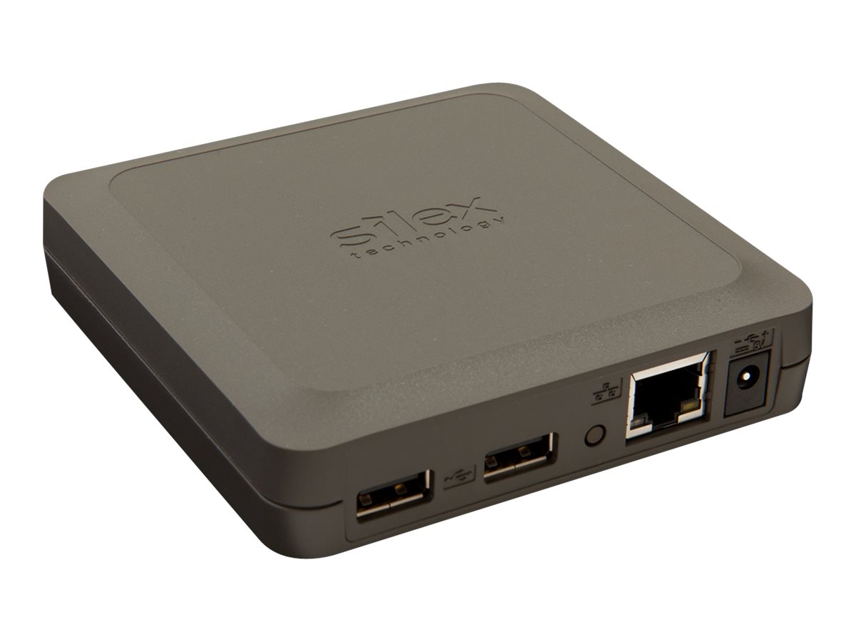 Silex DS-510 - Geräteserver - 2 Anschlüsse - GigE, USB 2.0