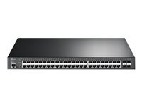 TP-Link JetStream TL-SG3452XP V2.6 - Switch - L2+ - managed - 48 x 10/100/1000 (PoE+) + 4 x 10 Gigabit SFP+ - an Rack montierbar