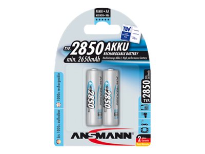ANSMANN Mignon - Batterie 2 x AA-Typ - NiMH - (wiederaufladbar) - 2850 mAh