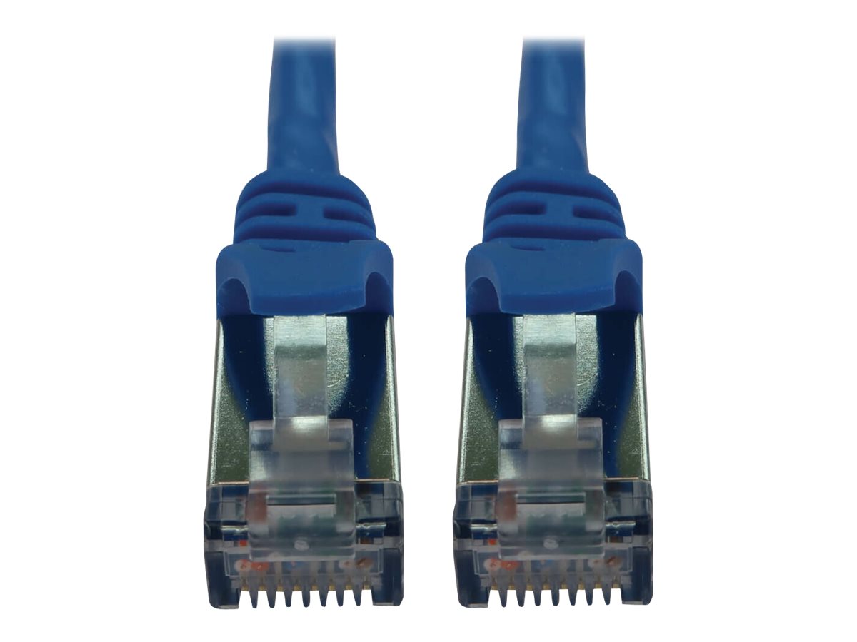 Eaton Tripp Lite Series Cat6a 10G Snagless Shielded Slim STP Ethernet Cable (RJ45 M/M), PoE, Blue, 25 ft. (7.6 m) - Netzwerkkabe