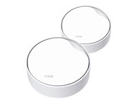 TP-Link Deco X50-PoE V1 - WLAN-System (2 Router) - Netz - GigE - Wi-Fi 6 - Dual-Band