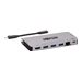 Tripp Lite USB C Docking Station USB Hub 4k w/ HDMI, Gbe Gigabit Ethernet, SD Card Reader, PD Charging - Dockingstation - USB-C 