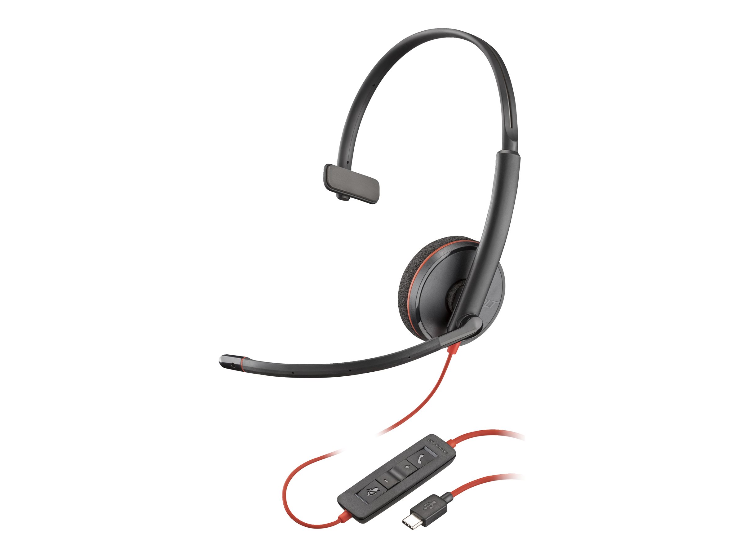 Poly Blackwire 3210 - Blackwire 3200 Series - Headset - On-Ear - kabelgebunden - USB-C