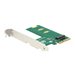 DeLOCK PCI Express x4 Card > 1 x internal NVMe M.2 Key M - Speicher-Controller - 1 Sender/Kanal - M.2 Card - PCIe 3.0 x4