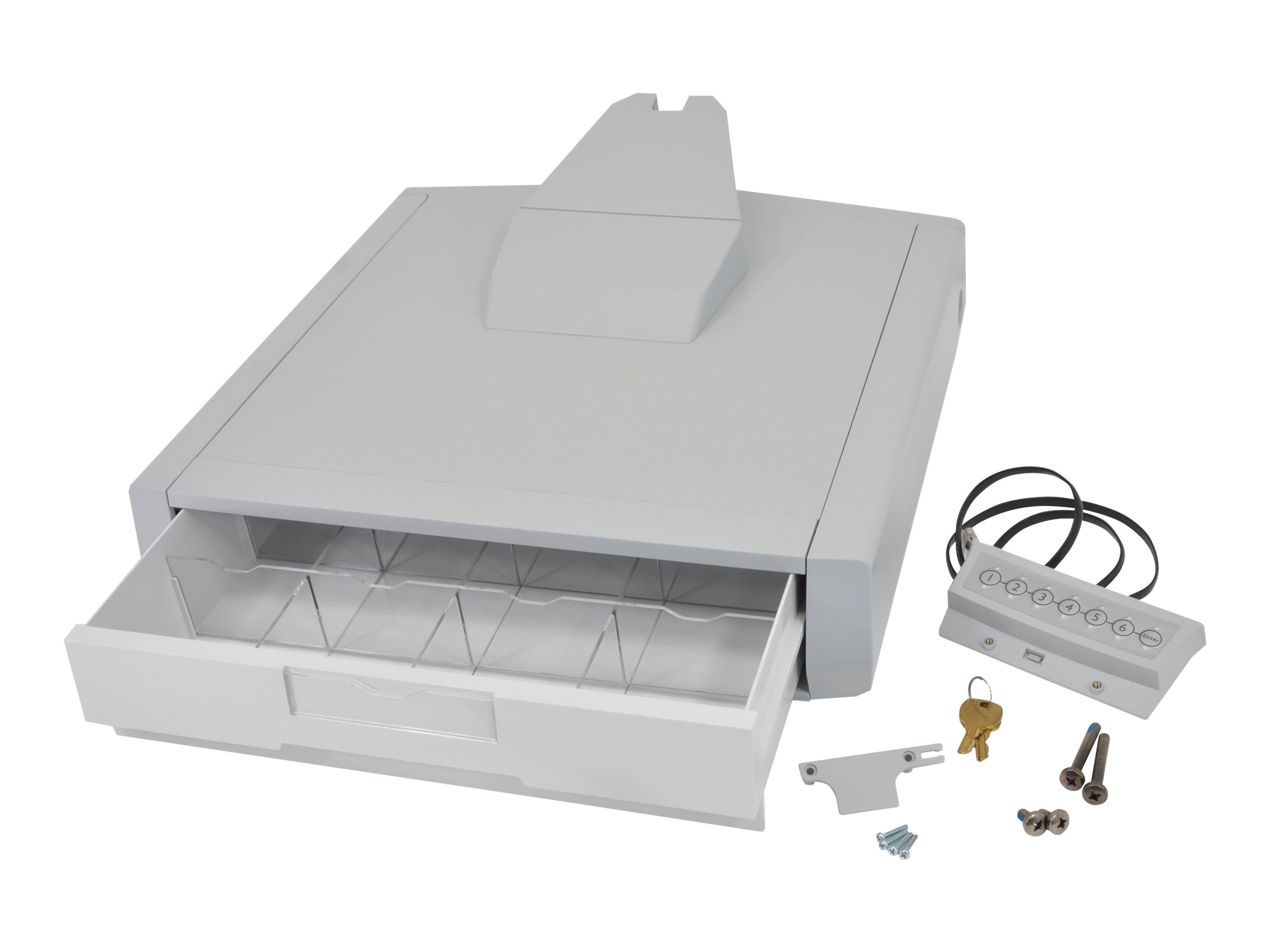 Ergotron SV43 Primary Single Drawer for Laptop Cart - Montagekomponente (Auszugsmodul) - Grau, weiss