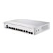 Cisco Business 350 Series 350-8T-E-2G - Switch - L3 - managed - 8 x 10/100/1000 + 2 x Combo Gigabit Ethernet/Gigabit SFP - an Ra
