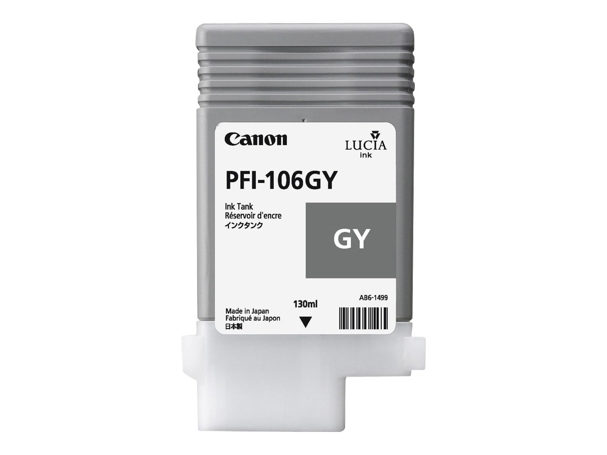 Canon PFI-106 PGY - 130 ml - Photo Grau - Original - Tintenbehlter - fr imagePROGRAF iPF6400, iPF6400SE, IPF6450