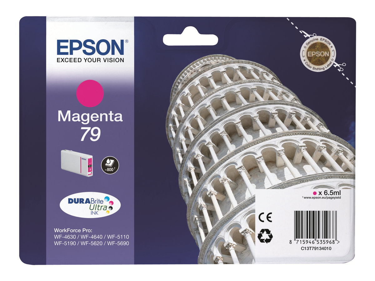 Epson 79 - 6.5 ml - Magenta - Original - Tintenpatrone - fr WorkForce Pro WF-4630DWF, WF-4640DTWF, WF-5110DW, WF-5190DW, WF-562