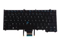 Dell - Tastatur - hinterleuchtet - Belgien - fr Dell Latitude E7450