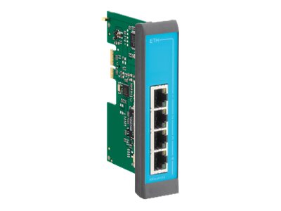INSYS MRcard ES - Switch - 4 x 10/100 - Plugin-Modul