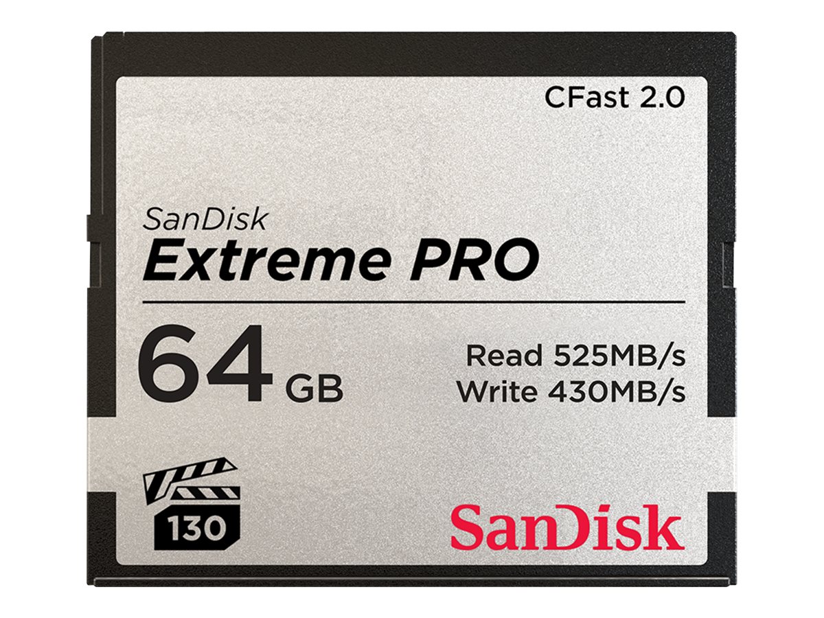 SanDisk Extreme Pro - Flash-Speicherkarte - 64 GB - CFast 2.0