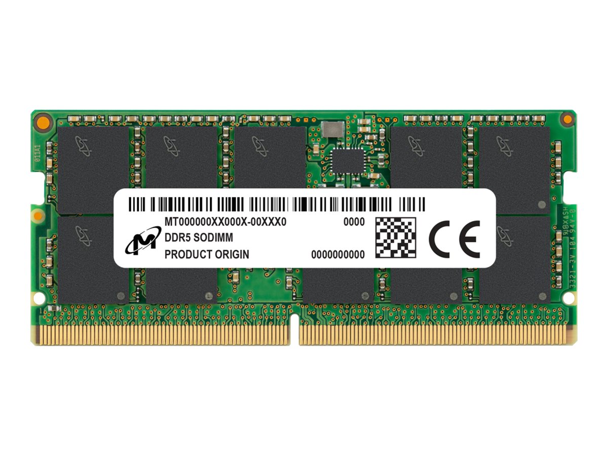 Micron - DDR5 - Modul - 32 GB - SO DIMM 262-PIN - 4800 MHz / PC5-38400