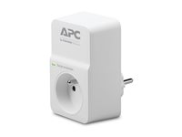APC SurgeArrest Essential - berspannungsschutz - Wechselstrom 230 V - Ausgangsanschlsse: 1 - Frankreich - weiss
