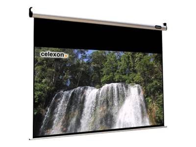 Celexon Home Cinema electric screen - Leinwand - Deckenmontage mglich, geeignet fr Wandmontage - motorisiert - 253 cm (100