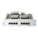 HPE - Erweiterungsmodul - 10Gb Ethernet x 8 - fr HPE 8206, 8212; HPE Aruba 5406, 5412
