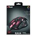 Trust GXT 108 Rava Illuminated Gaming - Maus - rechts- und linkshndig - optisch - 6 Tasten - kabelgebunden