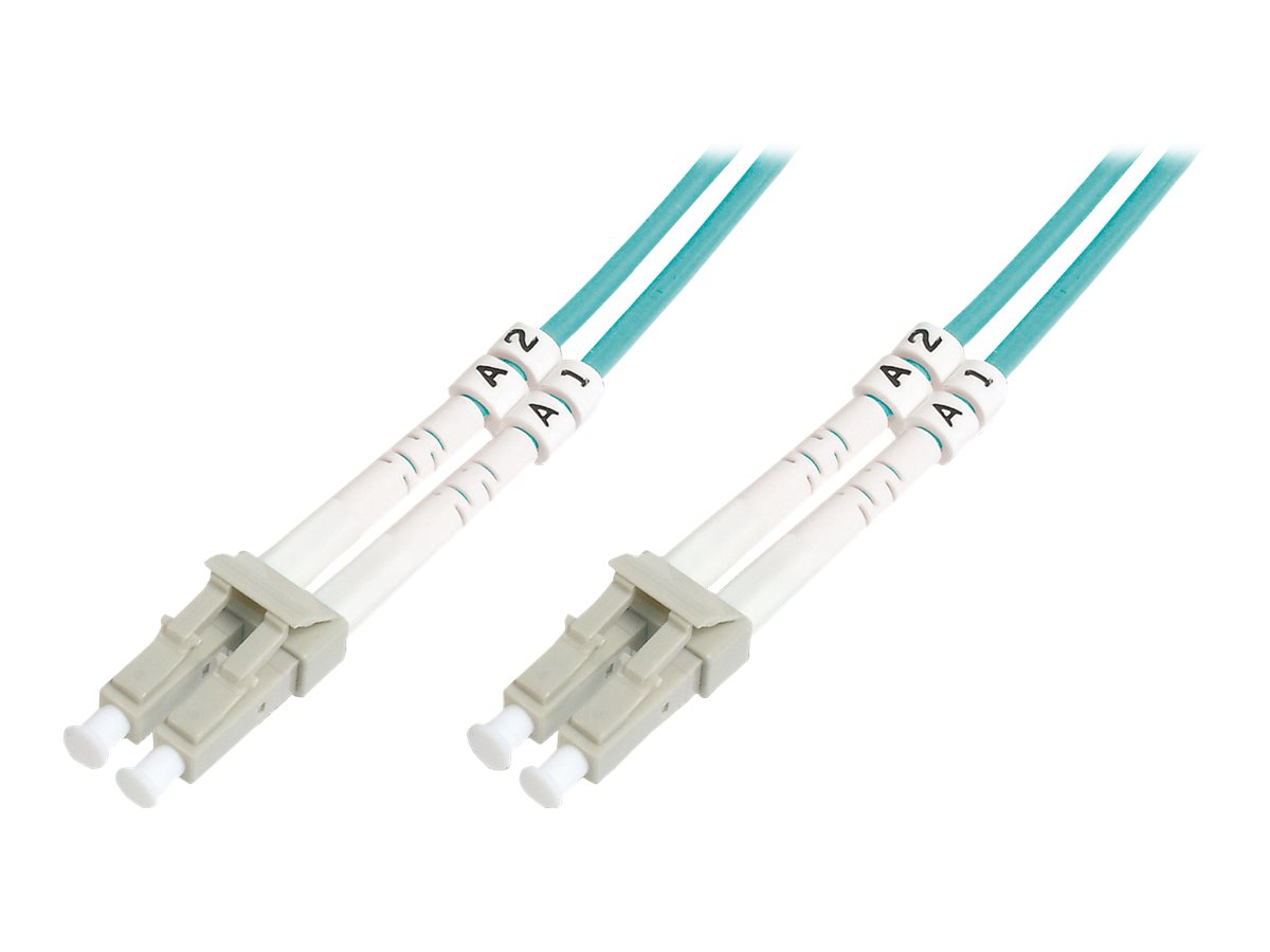 DIGITUS Professional - Patch-Kabel - LC Multi-Mode (M) zu LC Multi-Mode (M) - Glasfaser - Duplex - 50/125 Mikrometer