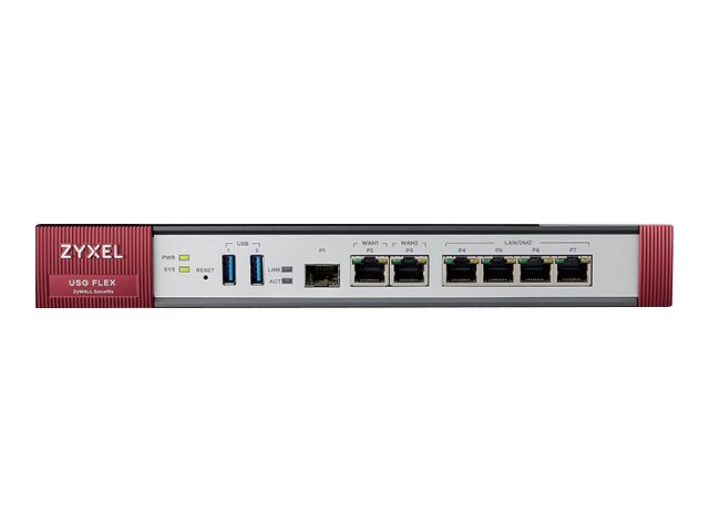 Zyxel ZyWALL USG FLEX 200 - UTM Bundle - Firewall - mit 1 Jahr AV+IDP, AS, CF - 1GbE - Rack-montierbar