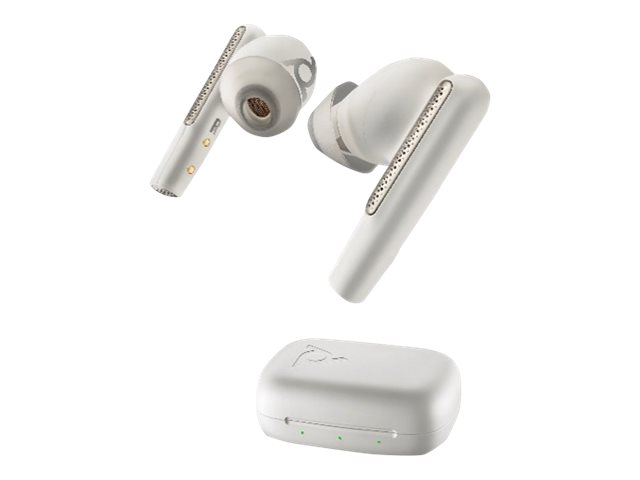 Poly Voyager Free 60 - True Wireless-Kopfhrer mit Mikrofon - im Ohr - Bluetooth - aktive Rauschunterdrckung - Sandweiss