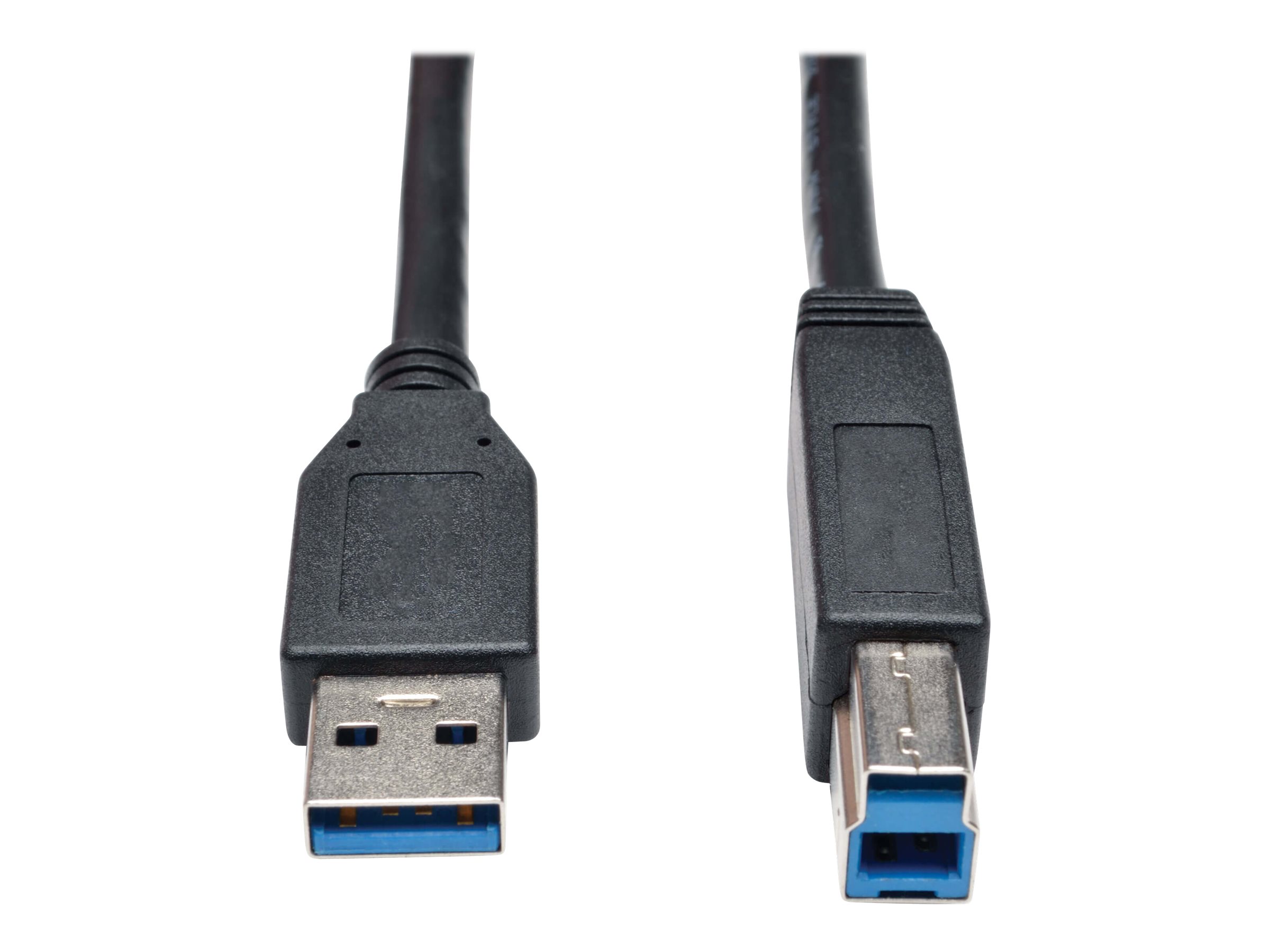 Eaton Tripp Lite Series USB 3.2 Gen 1 SuperSpeed Device Cable (A to B M/M) Black, 15 ft. (4.57 m) - USB-Kabel - USB Type B (M) z