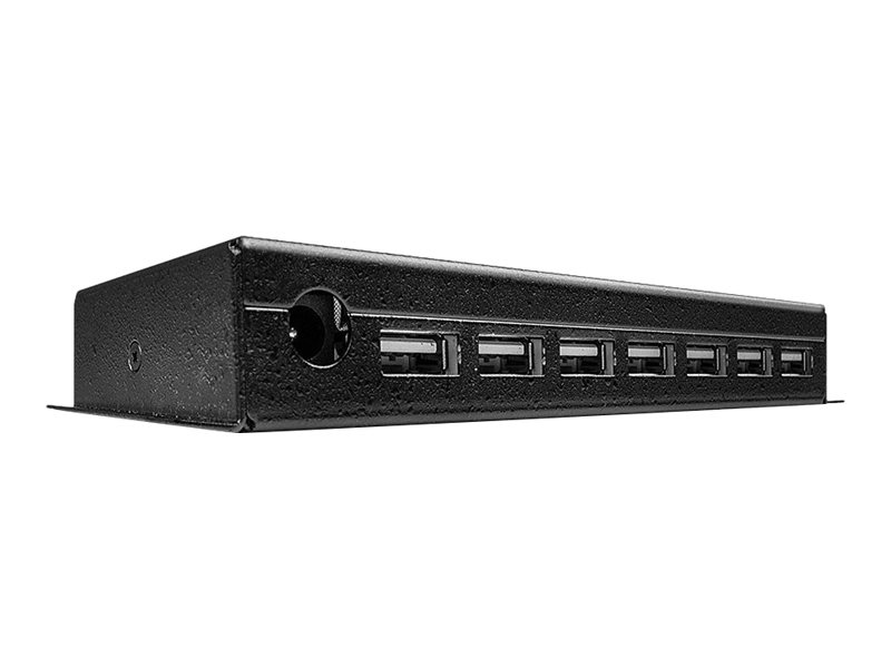 Lindy Industrial USB 2.0 Hub - Hub - 7 x USB 2.0 - Desktop