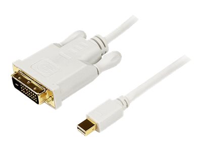 StarTech.com 1,8m Mini DisplayPort auf DVI Kabel (Stecker/Stecker) - mDP zu DVI Adapter / Konverter fr PC / Mac - 1920x1200 - W